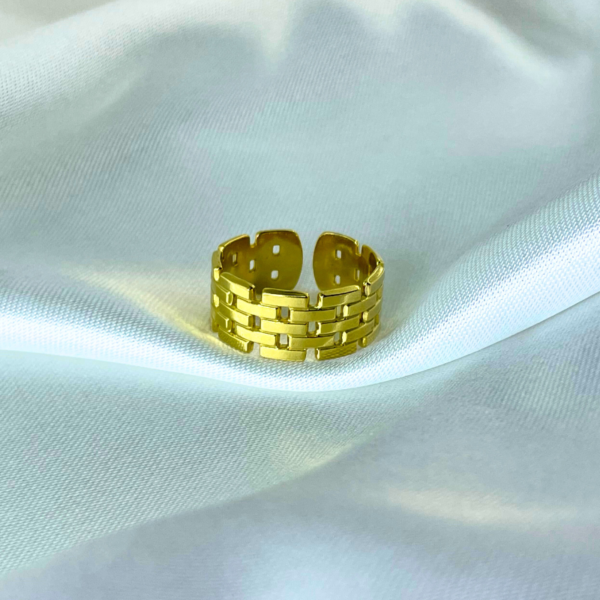 Bague Ouverte carré - Image 2