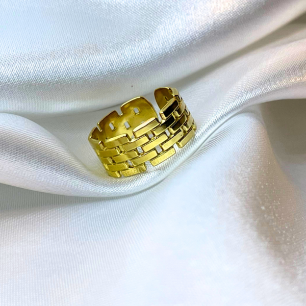 Bague Ouverte carré